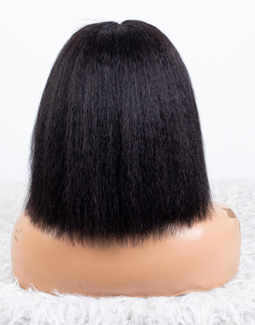 Clearance - 13x6" Indian Hair - 10" Kinky Size 1 - MTY-4395