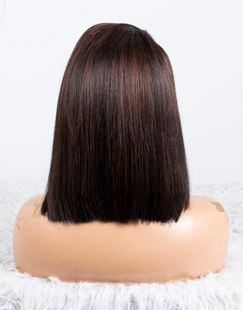 Clearance - 13x4" Lace Front Wig Indian Hair - 12" Yaki Size 2 - MTY-3342