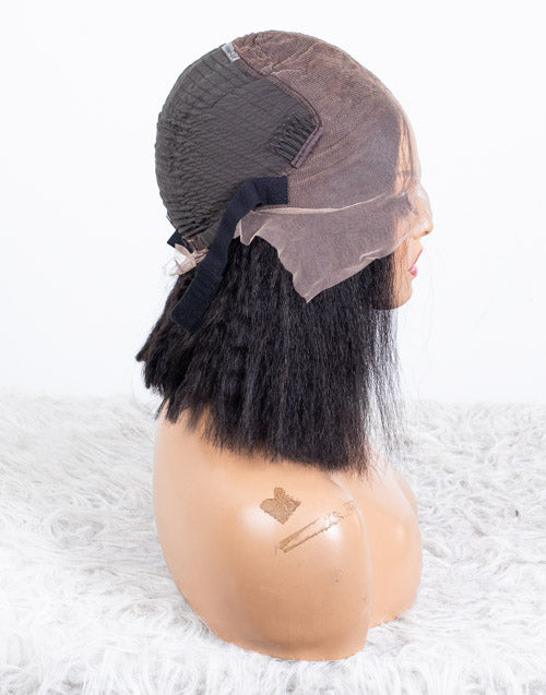 Clearance - 13x6" Indian Hair - 10" Kinky Size 1 - MTY-4395