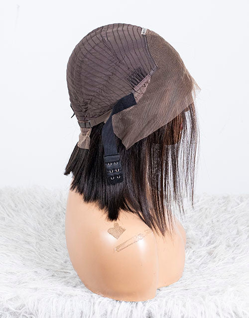 Clearance - 13x4" Lace Front Wig Indian Hair - 12" Yaki Size 2 - MTY-3342