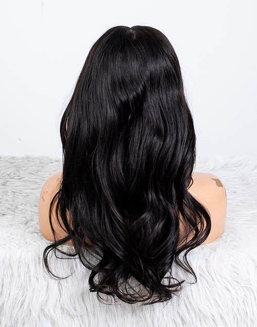 Clearance - 7x5" Closure Wig Indian Hair 160% Density - 18" Silky Size Average - MT-3590