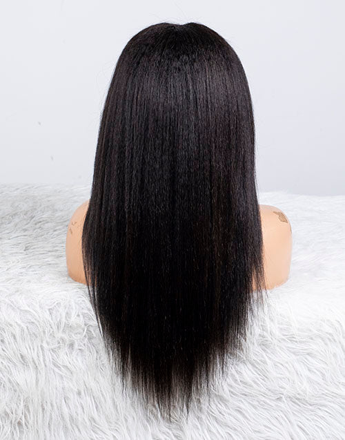 Clearance - 13x6" Lace Front Wig Indian Hair - 16" Kinky Size 2 - MTY-2507