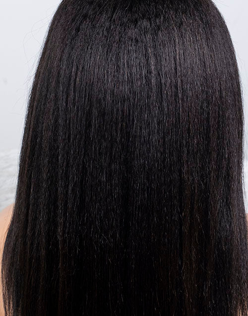 Clearance - 13x6" Lace Front Wig Indian Hair - 16" Kinky Size 2 - MTY-2507