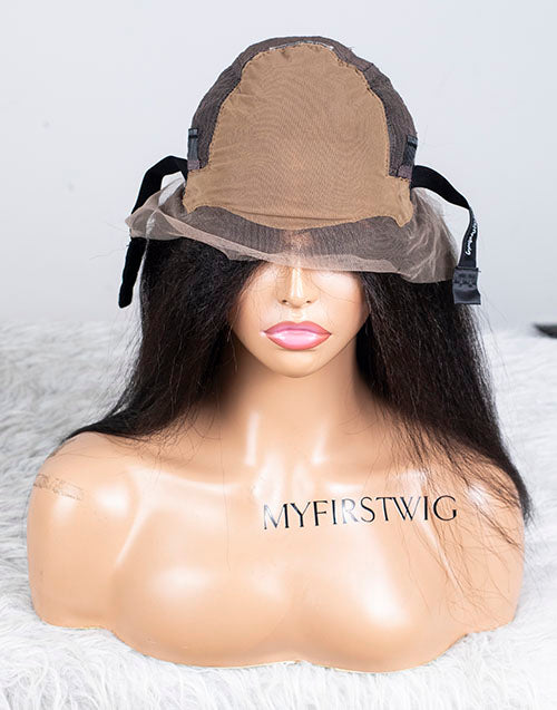 Clearance - 13x6" Lace Front Wig Indian Hair - 16" Kinky Size 2 - MTY-2507