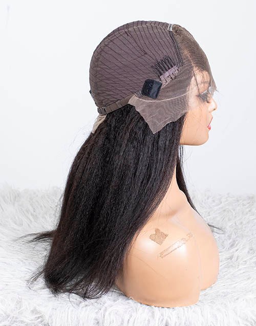 Clearance - 13x4" Lace Front Wig Indian Hair - 16" Kinky Size 1 - MTY-3510
