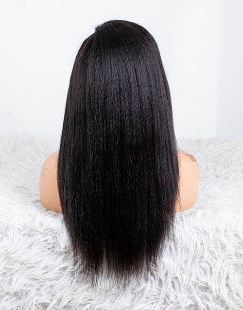 Clearance - 13x4" Lace Front Wig Indian Hair - 16" Kinky Size 1 - MTY-3521