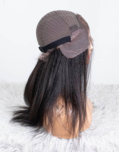 Clearance - 13x4" Lace Front Wig Indian Hair - 16" Kinky Size 1 - MTY-3521