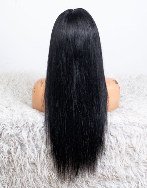 Clearance - 5x5" Closure Wig Indian Hair - 20" Silky Size Average - MT-3744