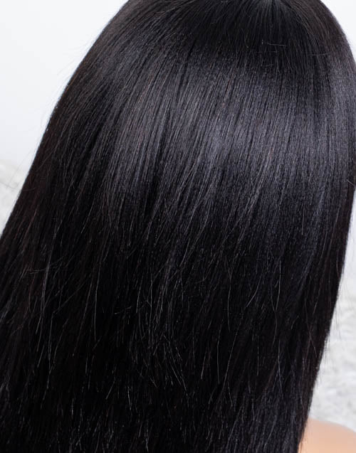 Clearance - 13x6" Indian Hair 160% Density - 14 Inch Yaki Size 1 - MT-3636