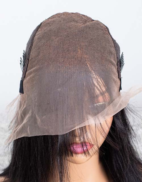 Clearance - 13x6" Indian Hair 160% Density - 14 Inch Yaki Size 1 - MT-3636