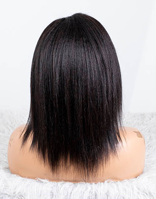 Clearance - 13x4" Lace Front Wig Indian Hair - 10" Kinky Size 1 - MTY-3498