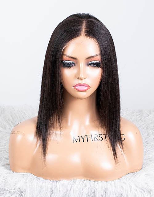 Clearance - 13x4.5" Lace Front Wig Malaysian Hair - 10" Yaki Size 1 - MTY-3504