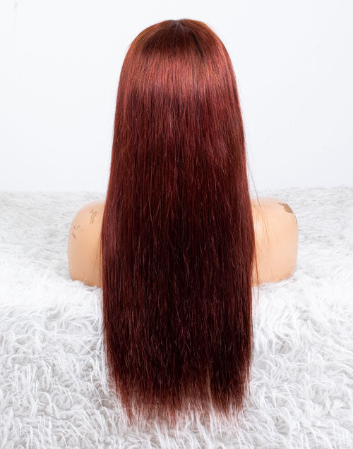 Clearance - 5x5" Closure Wig Indian Hair - 20" Silky Size Average - MTY-4408