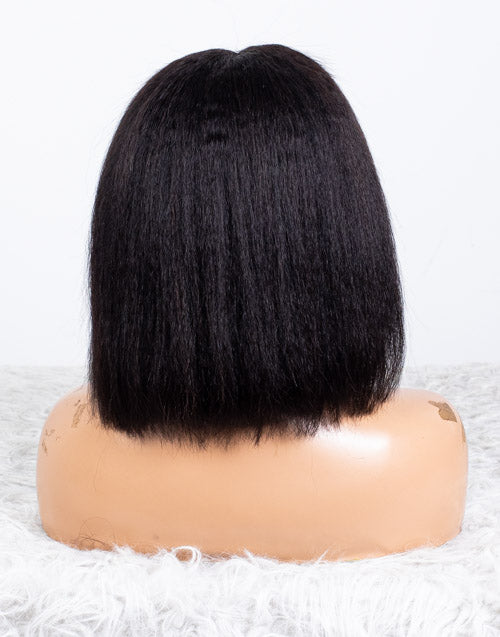 Clearance - 13x6" Indian Hair - 10 Inch Kinky Size 2 - MTY-4407