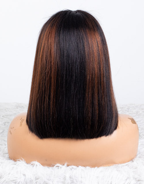 Clearance - 13x6" Indian Hair - 12 Inch Yaki Size 1 - MTY-4427