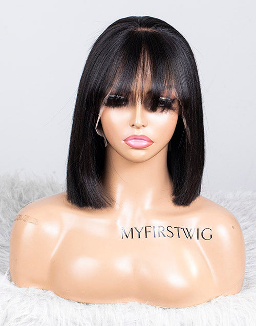 Clearance - 13x6" Indian Hair - 10 Inch Yaki Size 2 - MTY-2345