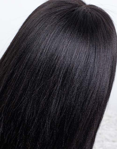 Clearance - 13x6" Indian Hair 160% Density - 16 Inch Yaki Size 2 - MTY-4405