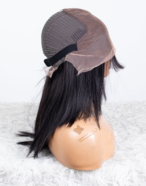 Clearance - 13x6" Indian Hair 160% Density - 16 Inch Yaki Size 2 - MTY-4405