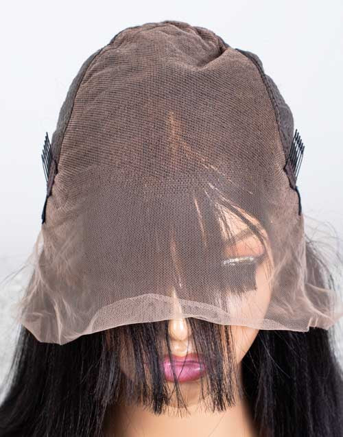 Clearance - 13x6" Indian Hair 160% Density - 16 Inch Yaki Size 2 - MTY-4405