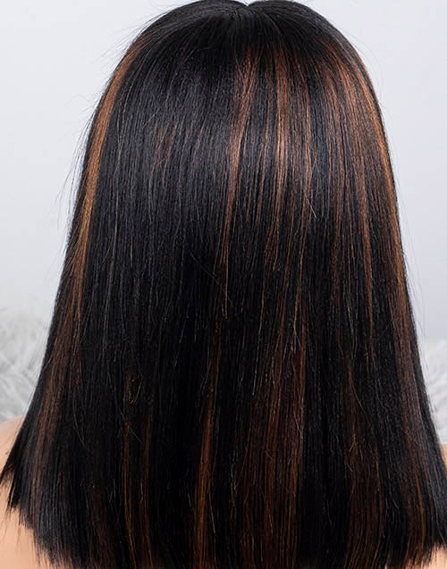Clearance - 13x6 Lace Front Wig Indian Hair - 12" Yaki Size 1 - MTY-2347
