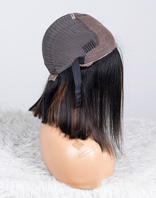 Clearance - 13x6 Lace Front Wig Indian Hair - 12" Yaki Size 1 - MTY-2347