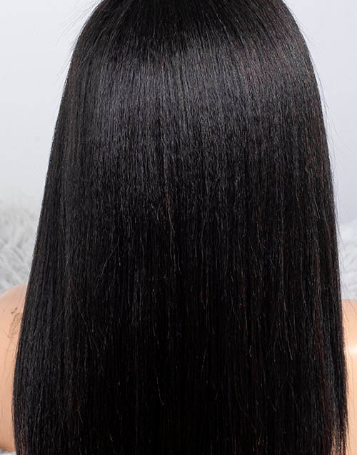 Clearance - 13*4" Lace Wig Indian Hair - 16" Kinky Straight Size 1 - MTY-2382