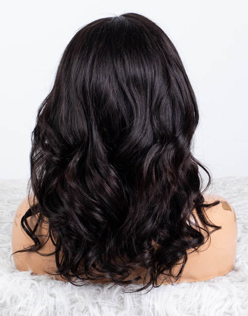 Clearance - 5x5" Closure Wig Indian Hair - 14" Silky Size Average - MTY-4429