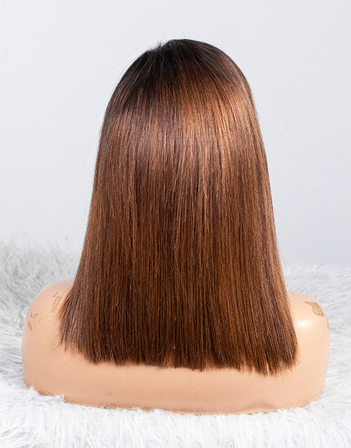 Clearance - 13x4"lace front wig Indian Hair - 14" Silky Size 2 - MTY-2380