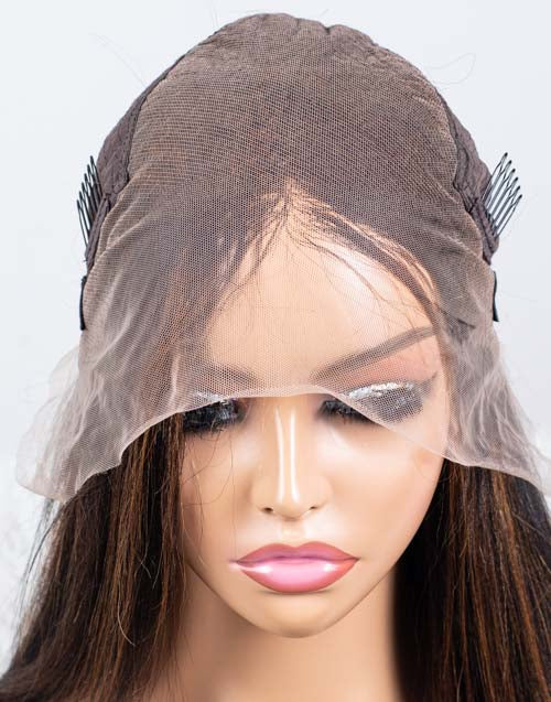 Clearance - 13x6" Lace Front Wig Indian Hair - 14" Yaki Size 1 - MTY-1710