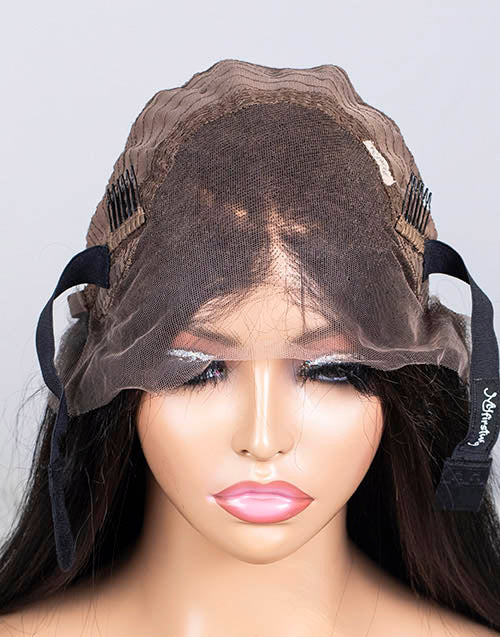 Clearance - 13x4"  Lace Front Wig Malaysian Hair - 18" Silky Size 1- MTY-2351