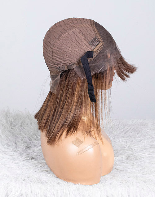 Clearance - 13x4"  Lace Front Wig Malaysian Hair - 14" Silky Size 1- MTY-2375