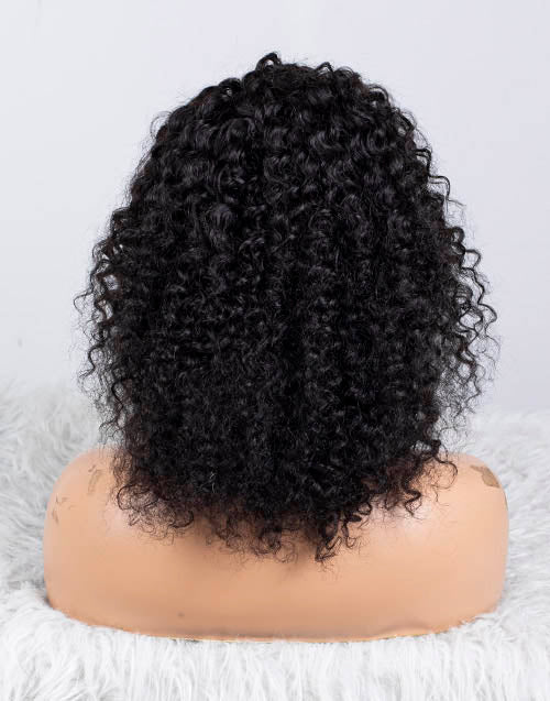Clearance - 13x4"lace front wig Indian Hair - 12" Curly Size 2- MTY-2377