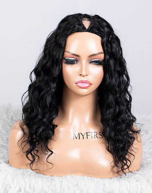 Clearance - V-Part Wig Indian Hair - 16"  Curly Size 1 - MTY-2379