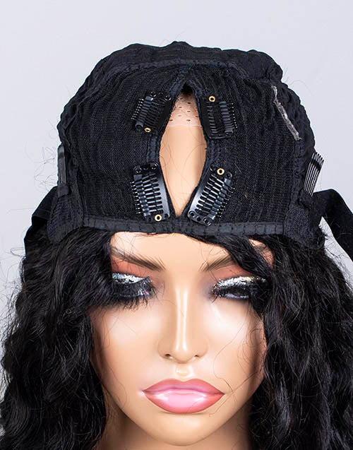 Clearance - V-Part Wig Indian Hair - 16"  Curly Size 1 - MTY-2379
