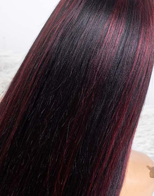 Clearance - 13x6" Indian Hair 160% Density - 18" Yaki Size 1 - MTY-4783