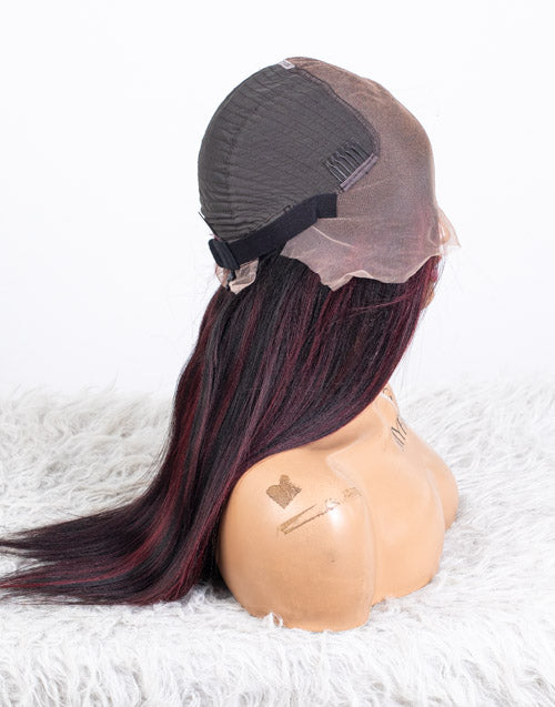 Clearance - 13x6" Indian Hair 160% Density - 18" Yaki Size 1 - MTY-4783