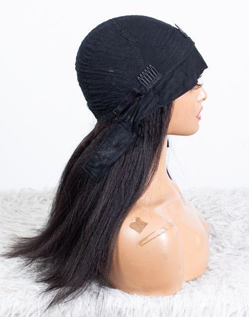 Clearance - Headband Wig Glueless No Lace Indian Hair - 18" Kinky Size 1 - MHY-432