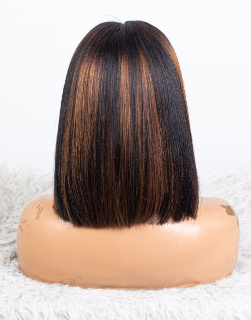 Clearance - 13x6" Indian Hair - 10" Yaki Size 1 - MTY-4755