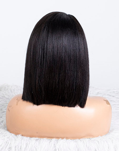 Clearance - 13x4" Lace Front Wig Malaysian Hair - 12" Yaki Size 1 - MTY - 3577