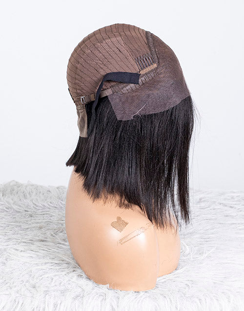 Clearance - 13x4" Lace Front Wig Malaysian Hair - 12" Yaki Size 1 - MTY - 3577