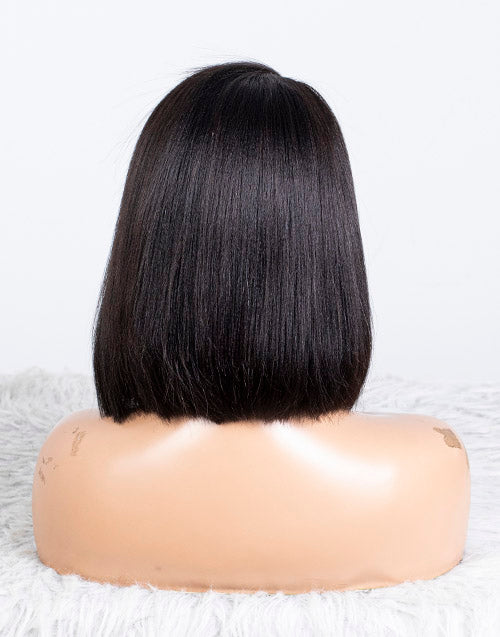 Clearance - 13x4" Lace Front Wig Malaysian Hair - 10" Yaki Size 1 - MTY - 3584