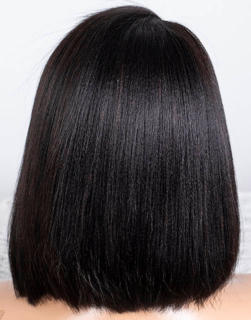 Clearance - 13x4" Lace Front Wig Malaysian Hair - 10" Yaki Size 1 - MTY - 3584