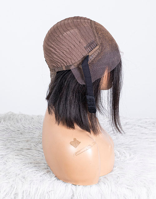 Clearance - 13x4" Lace Front Wig Malaysian Hair - 10" Yaki Size 1 - MTY - 3584