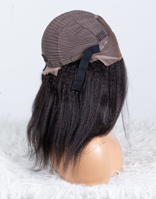 Clearance - 13x4" Lace Front Wig Indian Hair - 14" Kinky Size 1 - MTY-1630