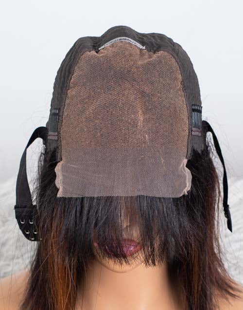 Clearance - 5x5" Closure Wig Indian Hair - 10" Silky Size Average - MTY-4785