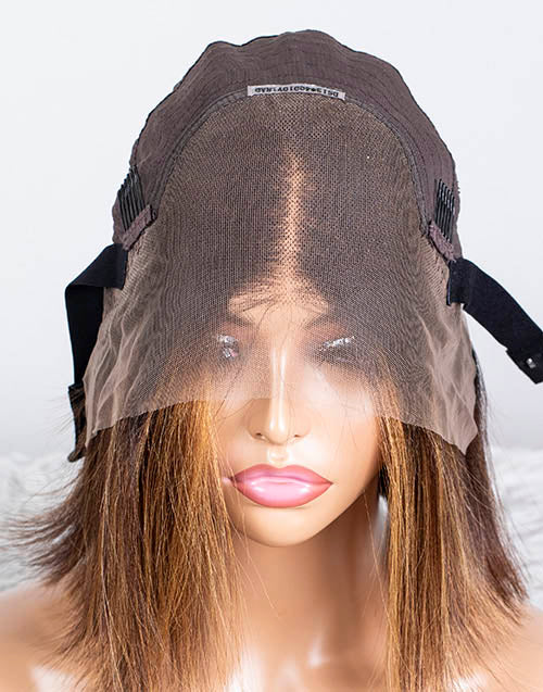 Clearance - 13x4" Lace Front Wig Indian Hair - 10" Yaki Size 1 - MTY-3567