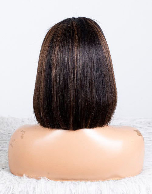 Clearance - 13x4" Lace Front Wig Indian Hair - 10" Yaki Size 1 - MTY-3572