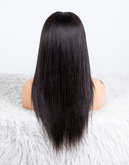 Clearance - 5x5" Closure Wig Indian Hair - 16" Yaki Size 1 - MTY-3800