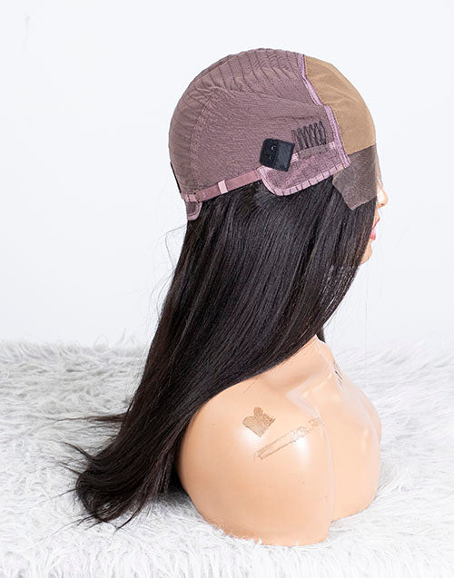 Clearance - 5x5" Closure Wig Indian Hair - 16" Yaki Size 1 - MTY-3800