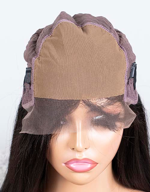 Clearance - 5x5" Closure Wig Indian Hair - 16" Yaki Size 1 - MTY-3800